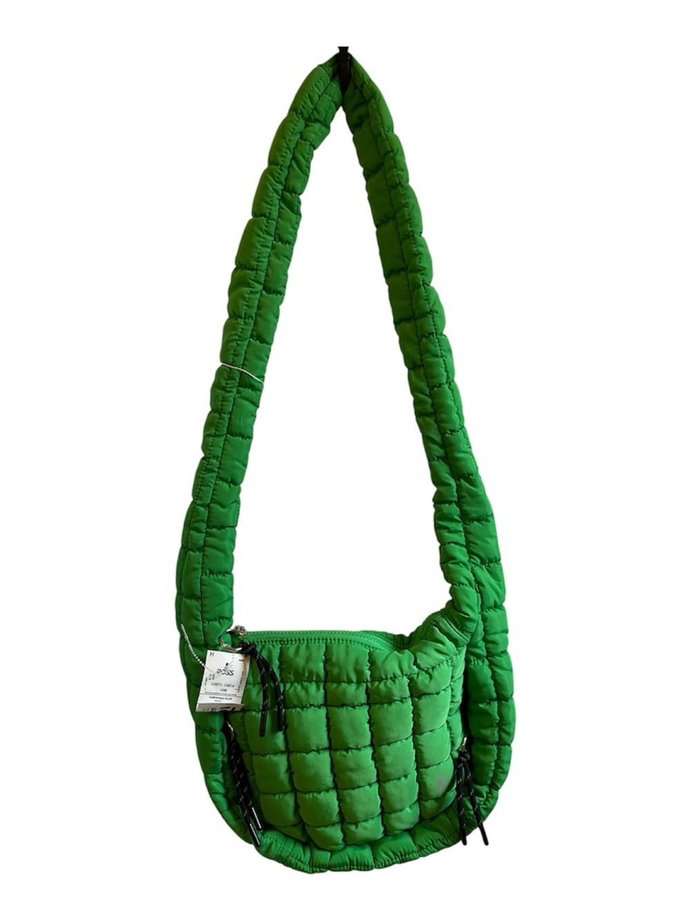 Free People Movement Quilted Baby Carryall Sling Bag Kelly Green - NWT **